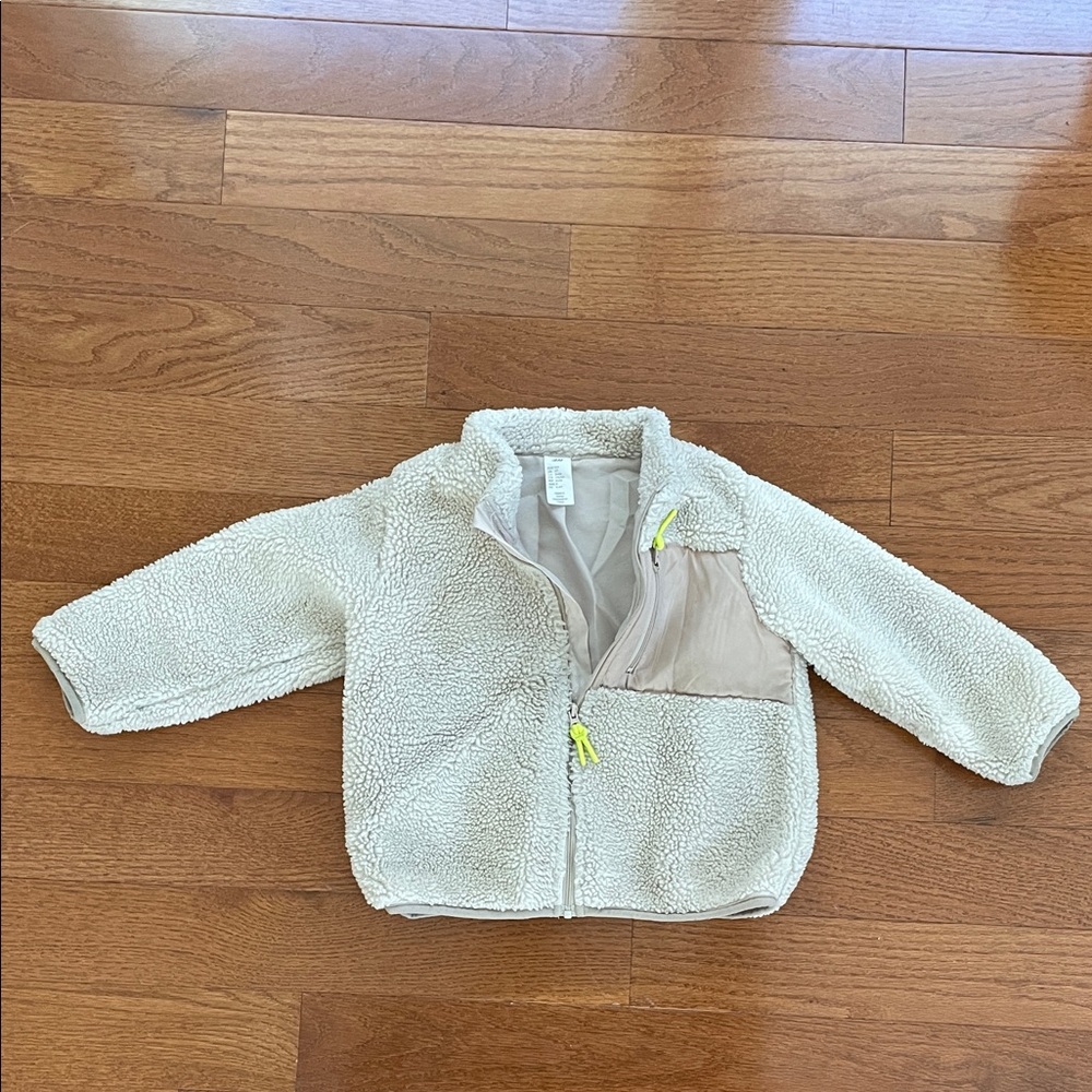 H&M Cream Kids Jacket with Yellow Accents